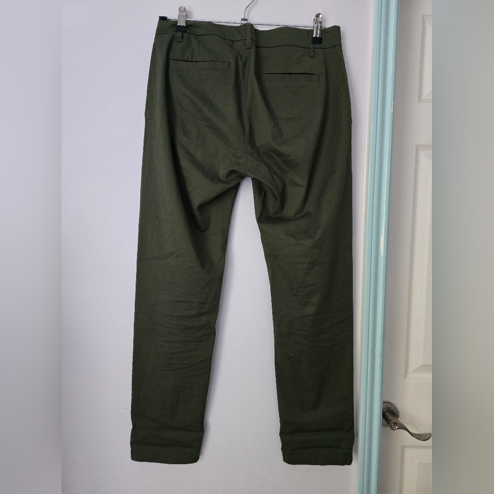 J Crew Green Pants Boyfriend Chino Size 26 - Picture 8 of 10